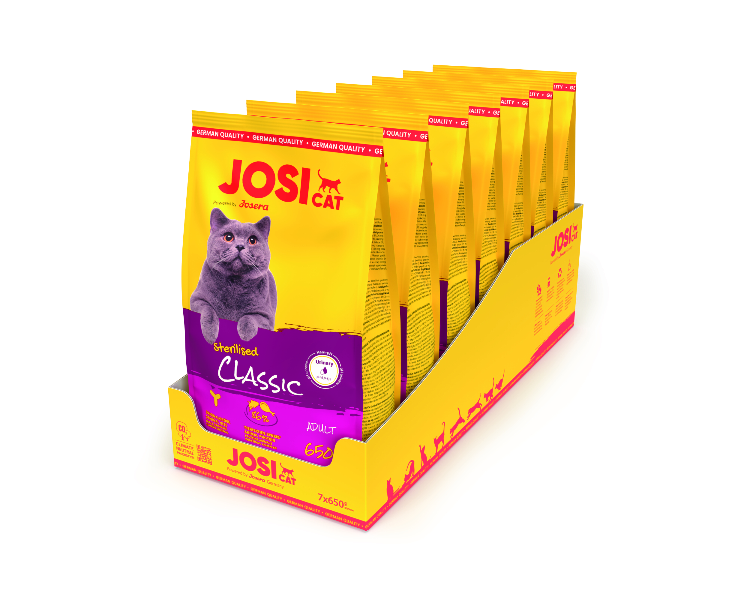 4032254753476_Katze_JosiCat_Sterilised_Classic_7x650g_seitlich