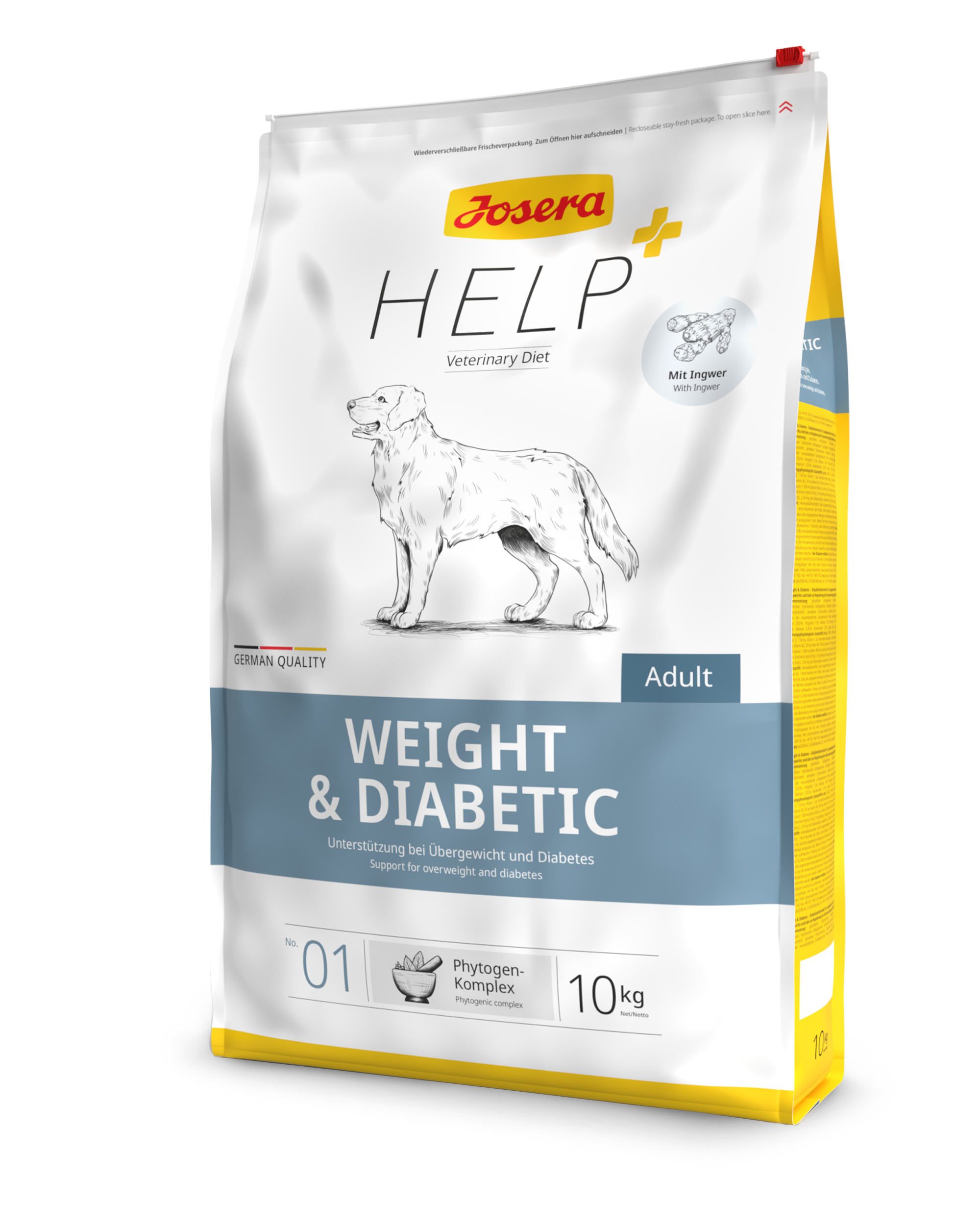 4032254769583_Hund_Josera_Help_Weight_Diabetic_10kg_seitlich
