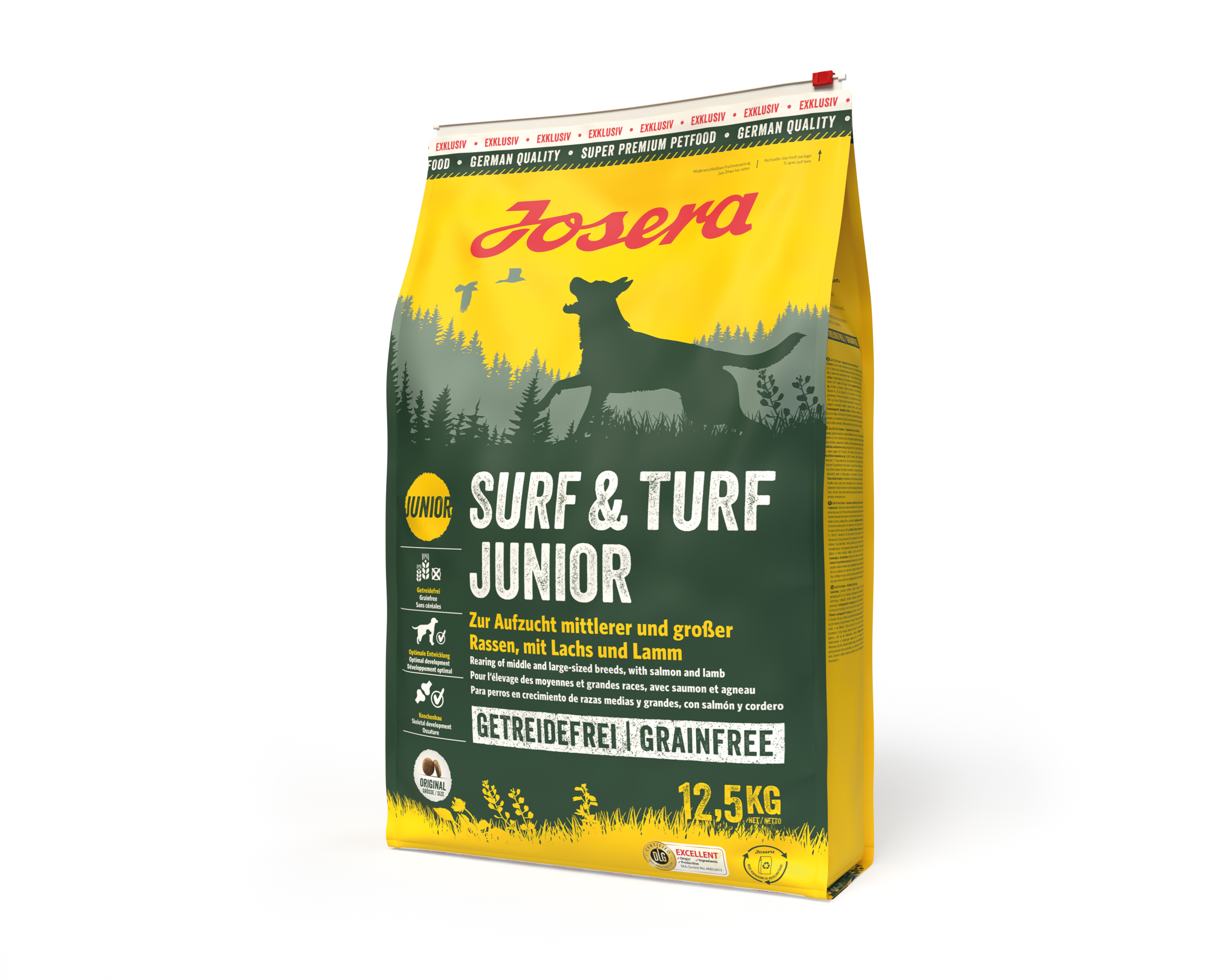 4032254773931_Hund_Josera_Nature_SurfTurf_Junior_125kg_seitlich